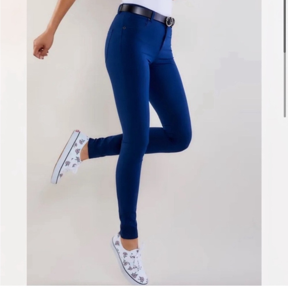 Anatomie Navy Blue Demi Skinny Pants Size Medium‎